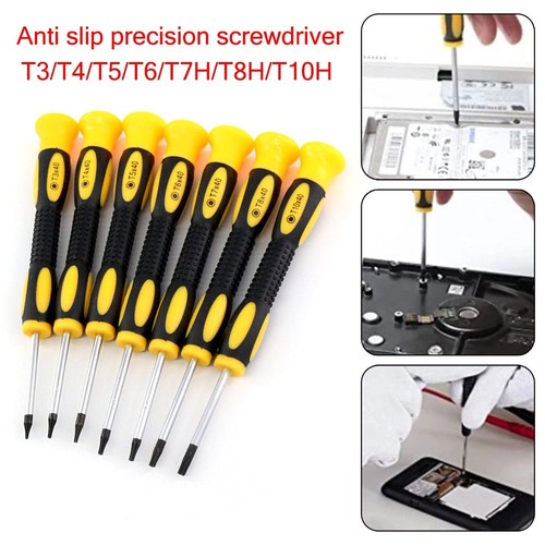 With hole torx screwdriver - with,