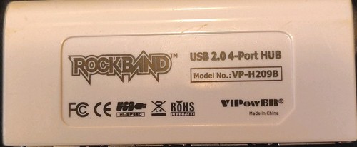Rock band usb port hub - band, 4-port